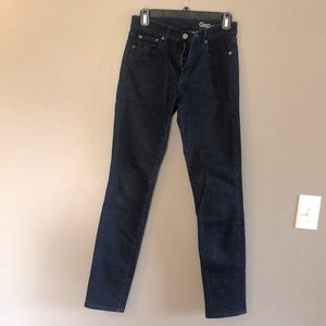 GAP dark blue Slim Straight jeans, Wmns 27 Reg